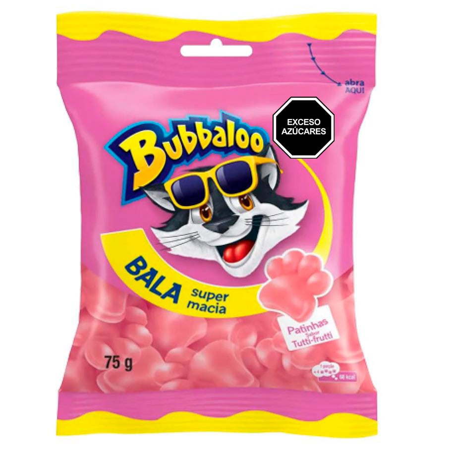 Gomitas Bubbaloo Bala Tuttifrutti 75 G