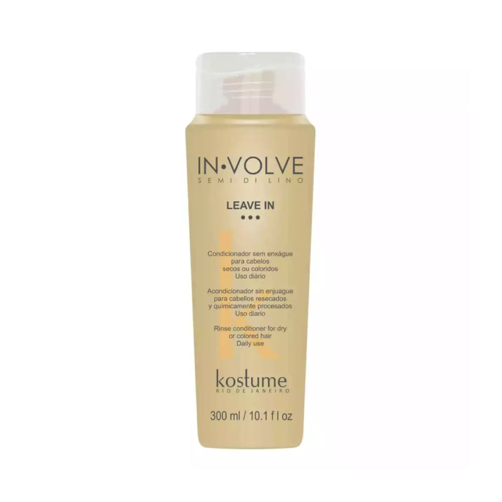 Tratamiento Leave In Kostume Antifrizz Semi De Lino 300 Ml