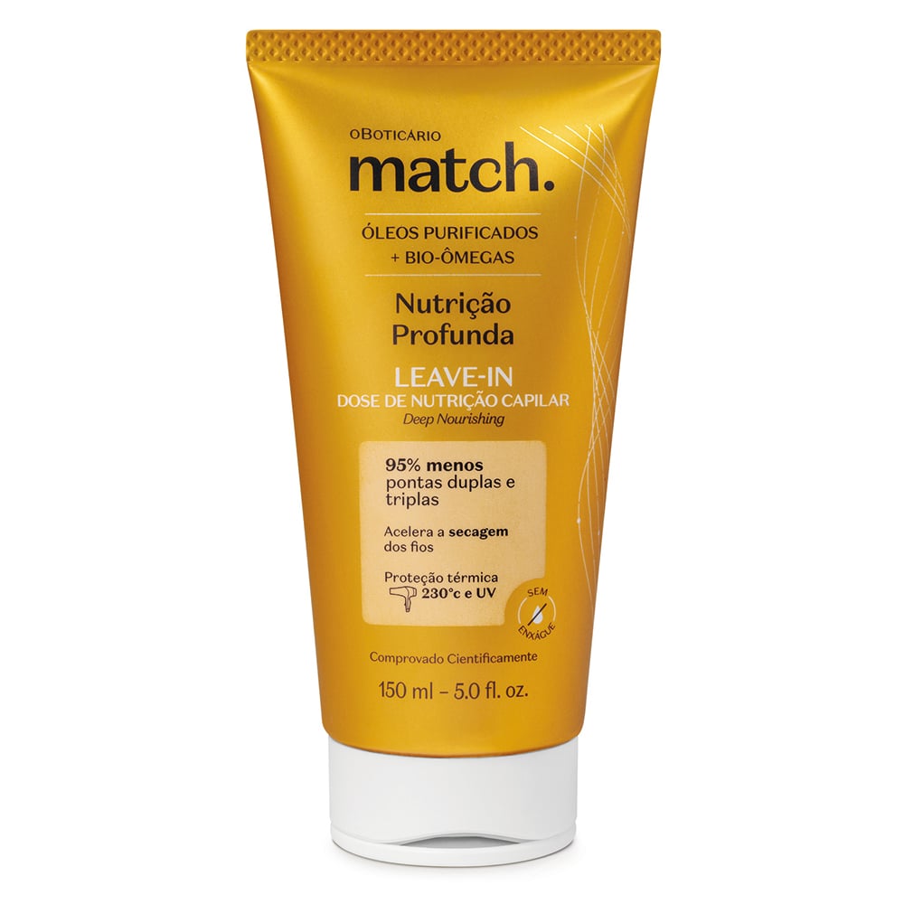 Protector Térmico O Boticário Match Nutrición Profunda 150 Ml