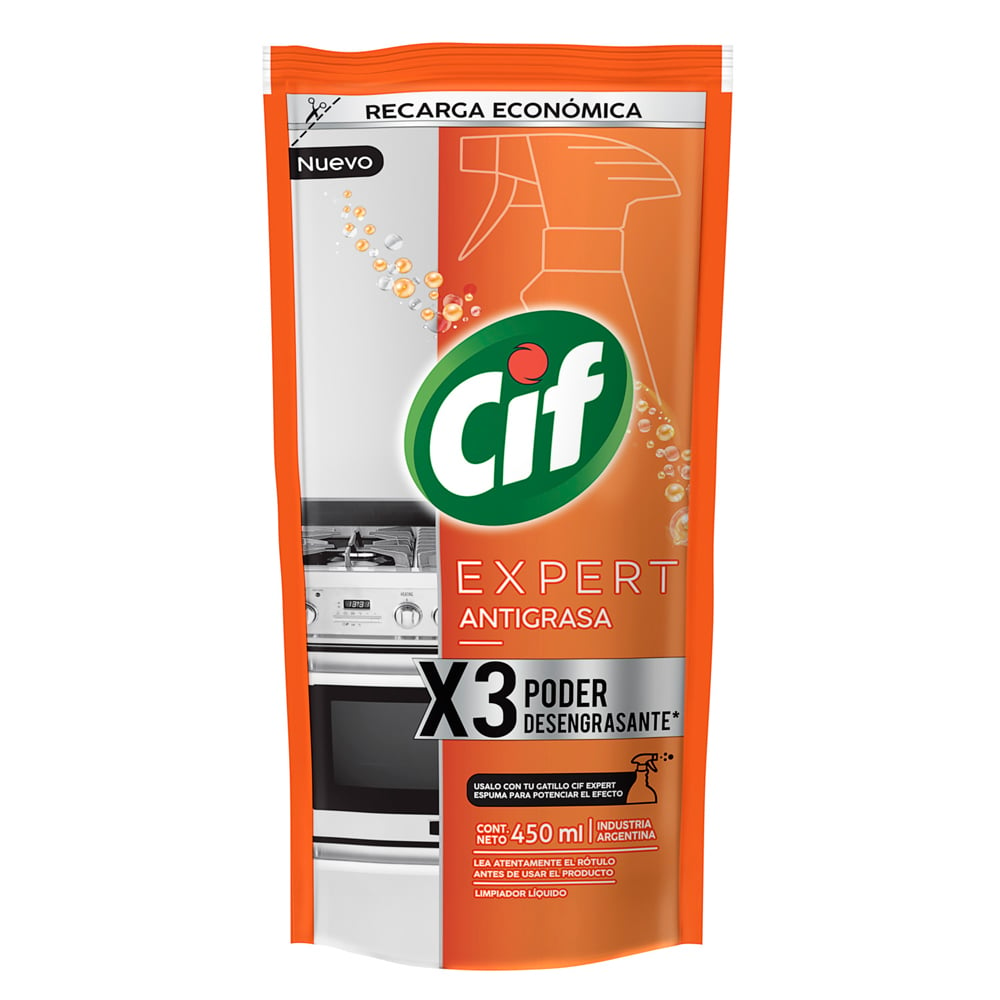 Limpiador Cif Antigrasa Expert 450 Ml