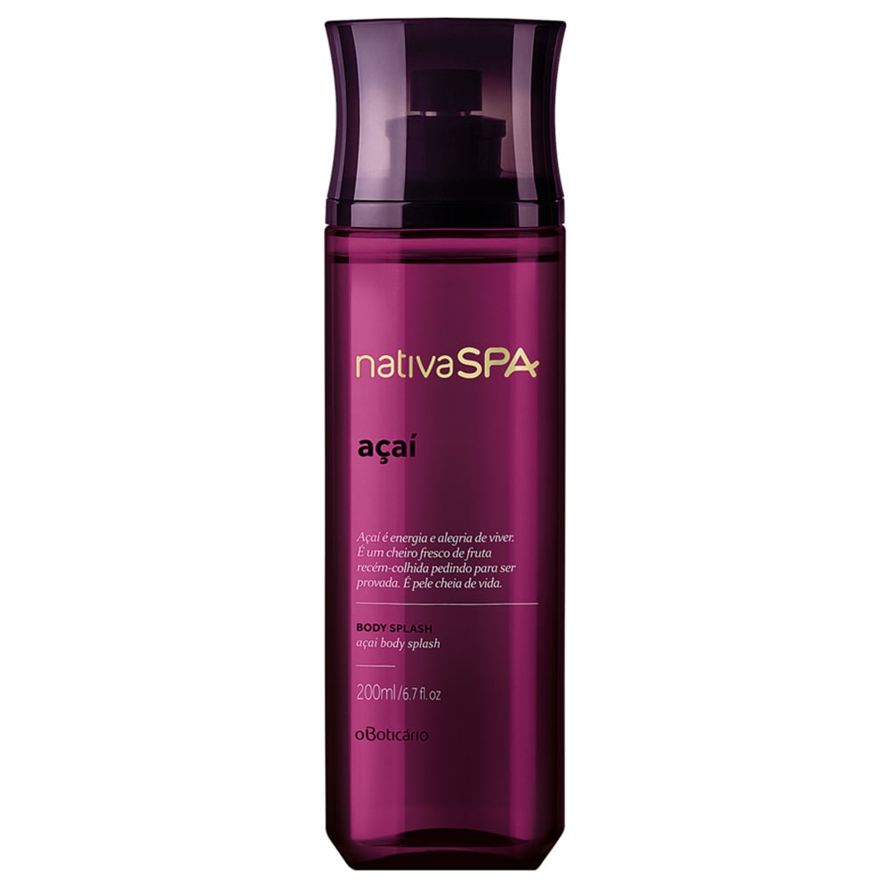 Body Splash Nativa Spa Açaí 200 Ml