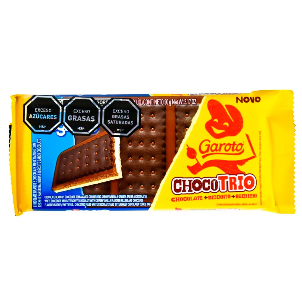 Chocolate Garoto Trío Negresco 90 G