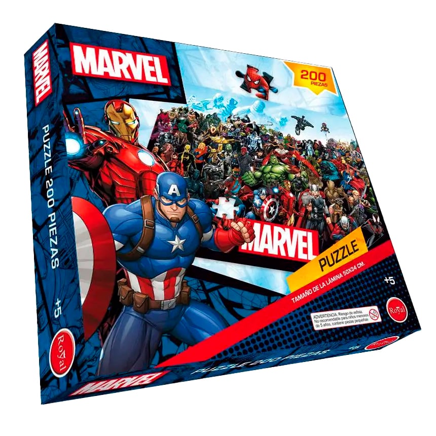 Rompecabezas Royal 200 Piezas Marvel