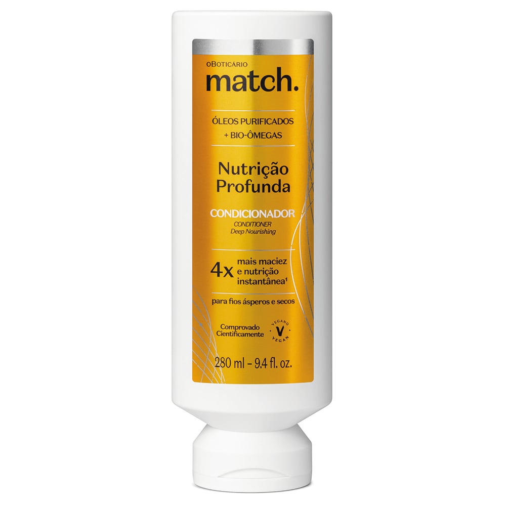 Acondicionador O Boticário Match Nutrición Profunda 280 Ml