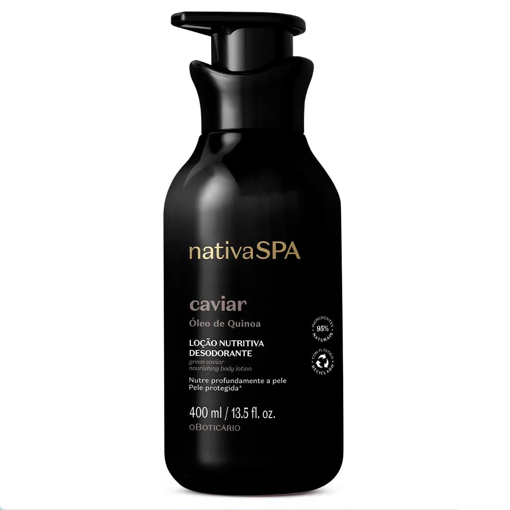 Loción Hidratante O Boticário Nativa Spa Caviar 400 Ml