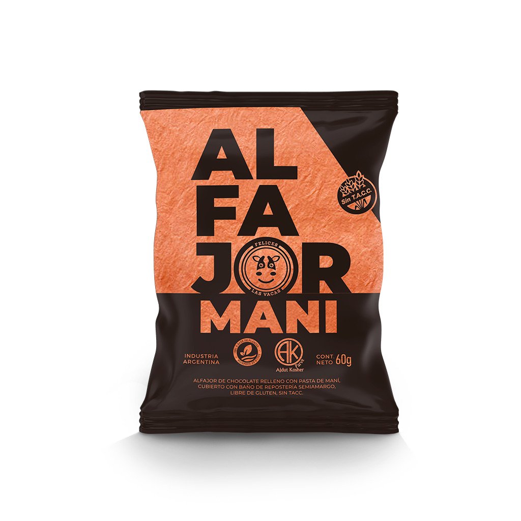 Alfajor De Maní Felices Las Vacas 60 G