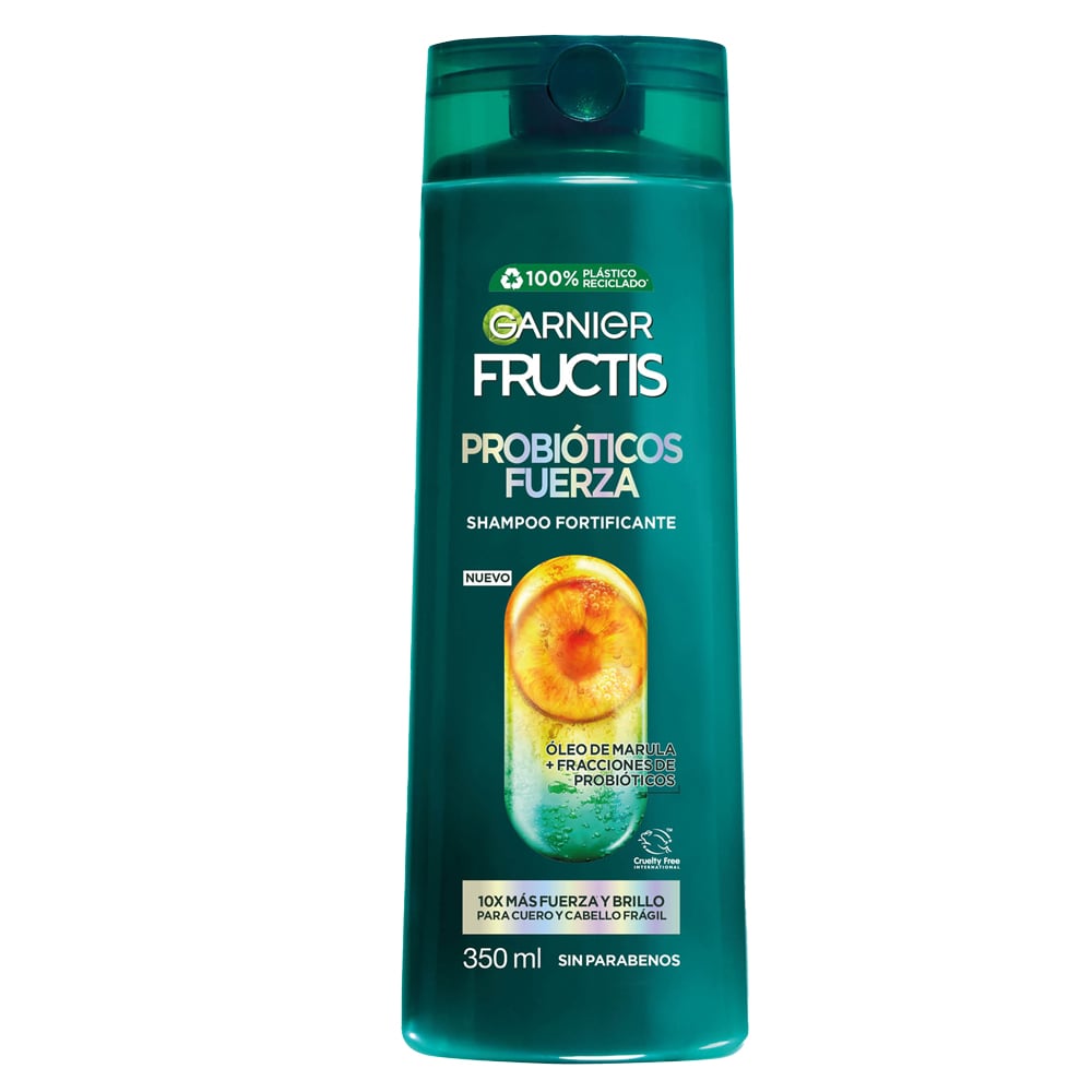 Shampoo Fructis Probióticos Fuerza 350 Ml