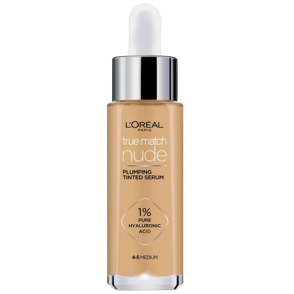 Base L'oréal Paris True Match Nude Tinted Sérum N°3-4 Medium 30 Ml