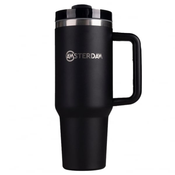 Vaso Amsterdam Con Mango Negro 1.2 L