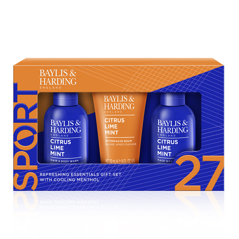 Set Baylis & Harding Citrus, Lime & Mint Men 3 Unidades