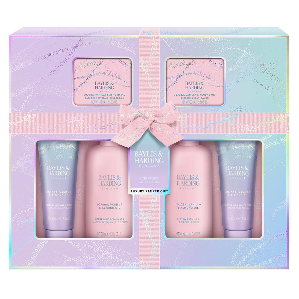 Set De Cuidado Corporal Baylis & Harding Jojoba, Vanilla Y Almond Oil 6 Unidades