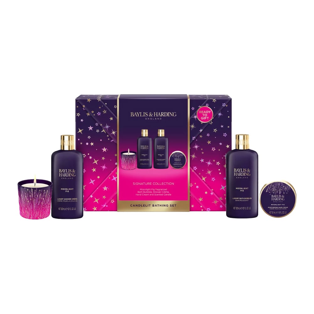 Set Baylis & Harding Moonlight Fig Gift 4 Unidades