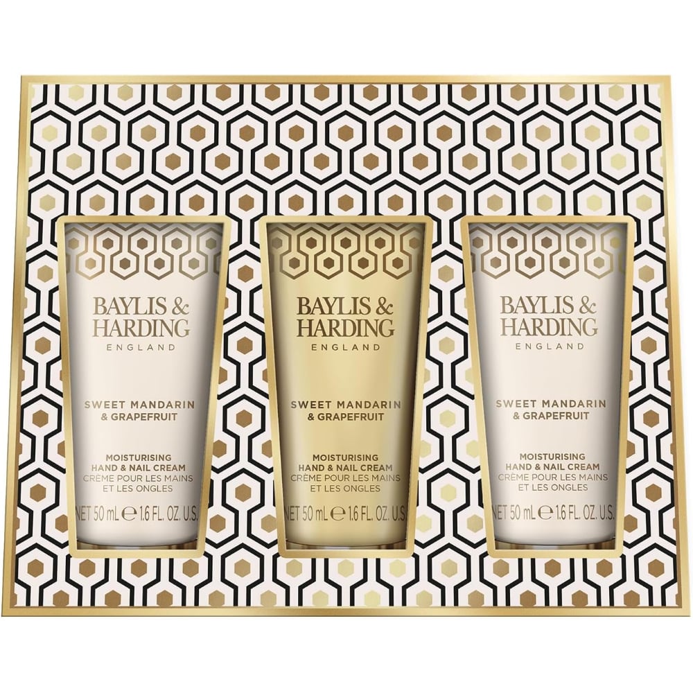 Set Cremas De Manos Baylis & Harding Sweet Mandarin & Grapefruit 3 Unidades