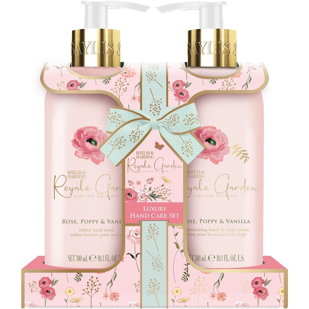 Set Cuidado De Manos Baylis & Harding Royale Garden Rose Pop 300 Ml