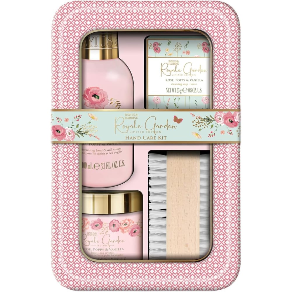 Set De Cuidado De Manos Baylis & Harding Royale Garden Rose 4 Unidades