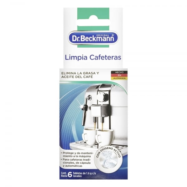 Limpia Cafetera Dr. Beckmann 6 Unidades