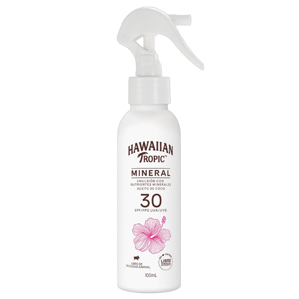 Protector Solar Hawaiian Tropic Mineral Facial Fps30 100 Ml