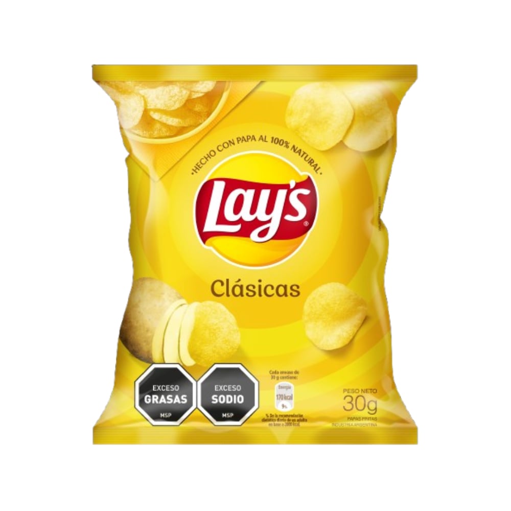 Papas Lays Clásicas 30 G