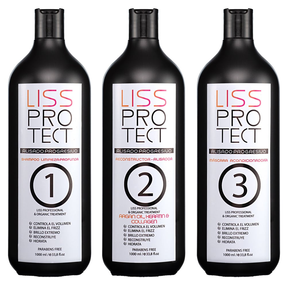 Kit De Alisado Liss Protect 3 Pasos 1 L