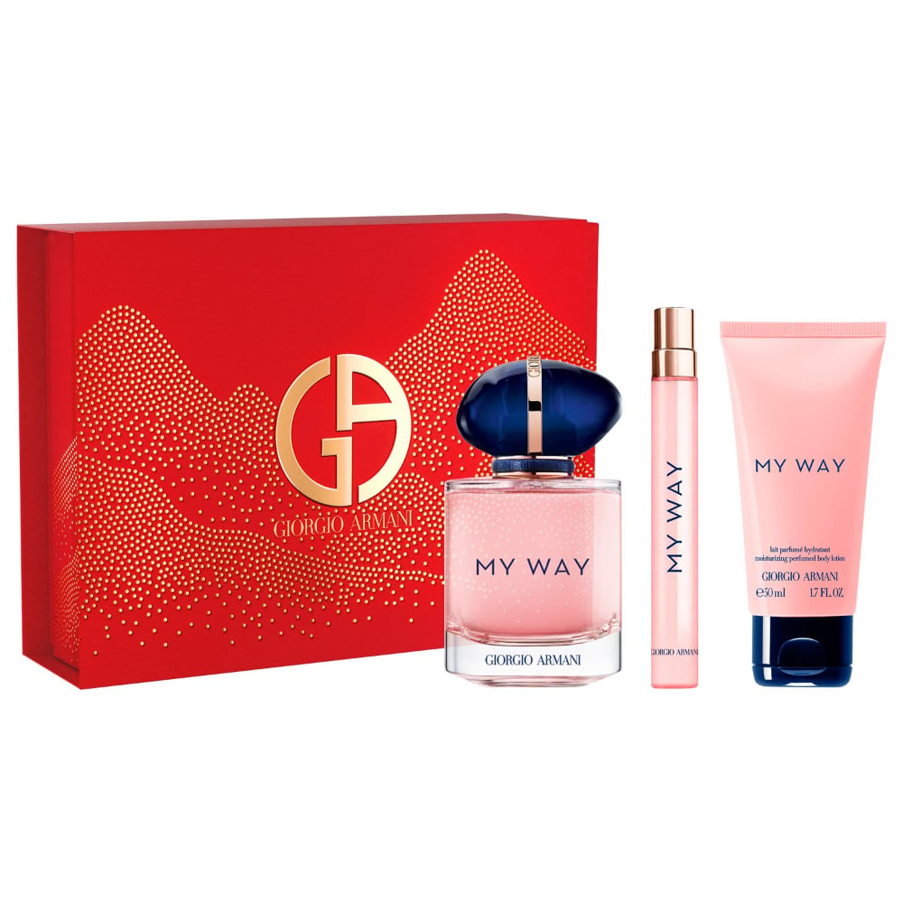 Cofre Perfume Armani My Way Edp 90ml + Minitalla 10 Ml + Body Lotion 50 Ml