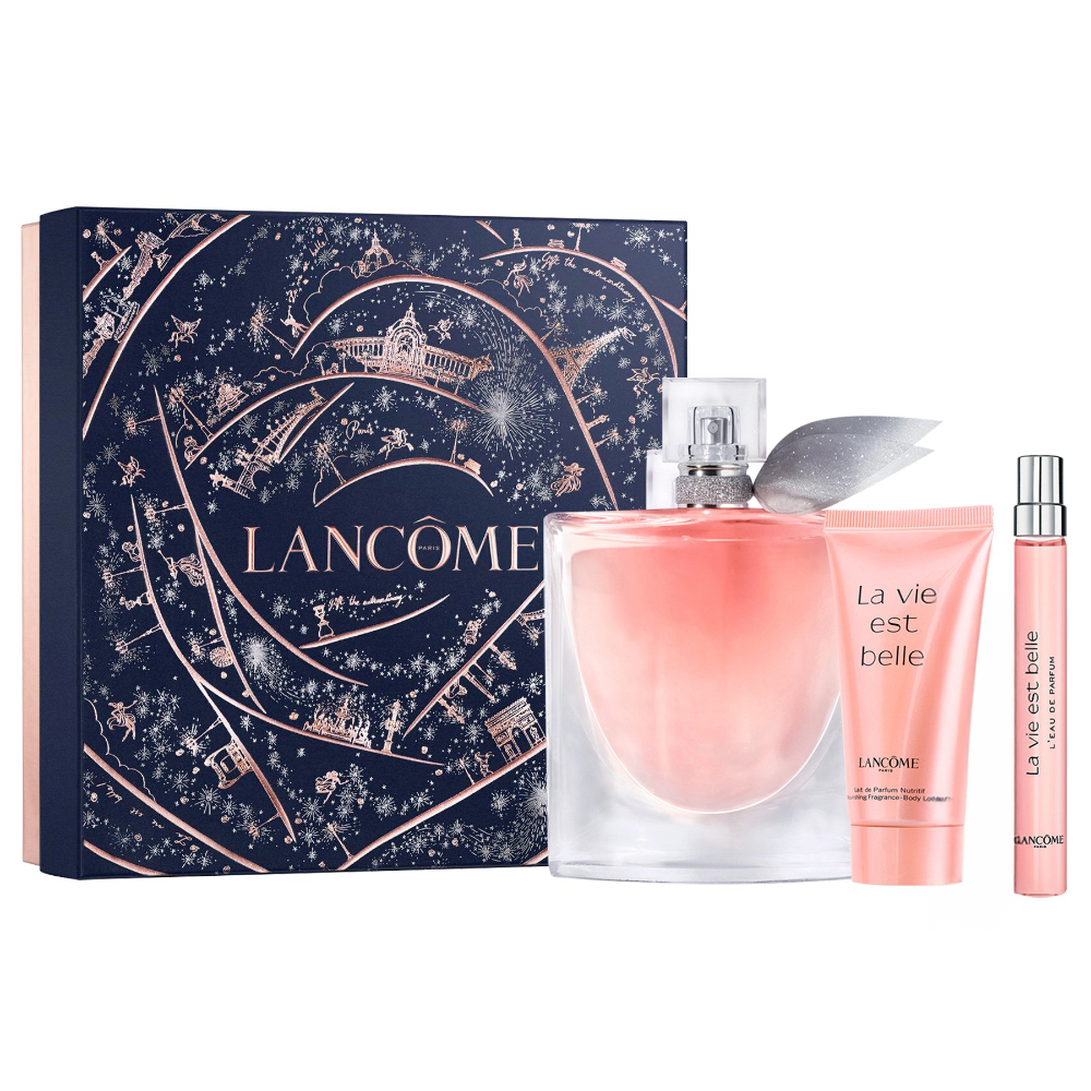 Cofre Perfume Lancôme La Vie Est Belle 50 Ml +10 Ml +body Lotion 50 Ml