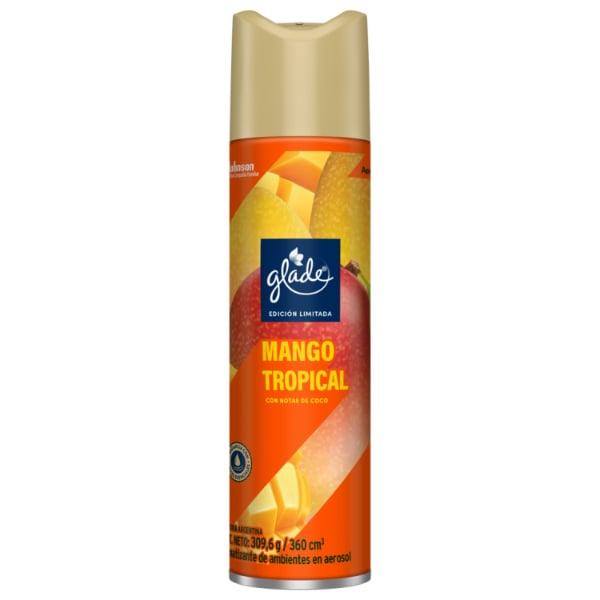 Aromatizante De Ambiente Glade Aerosol Mango 360 Cc