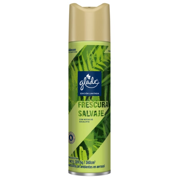 Aromatizante De Ambiente Glade Aerosol Frescura Salvaje 360 Cc