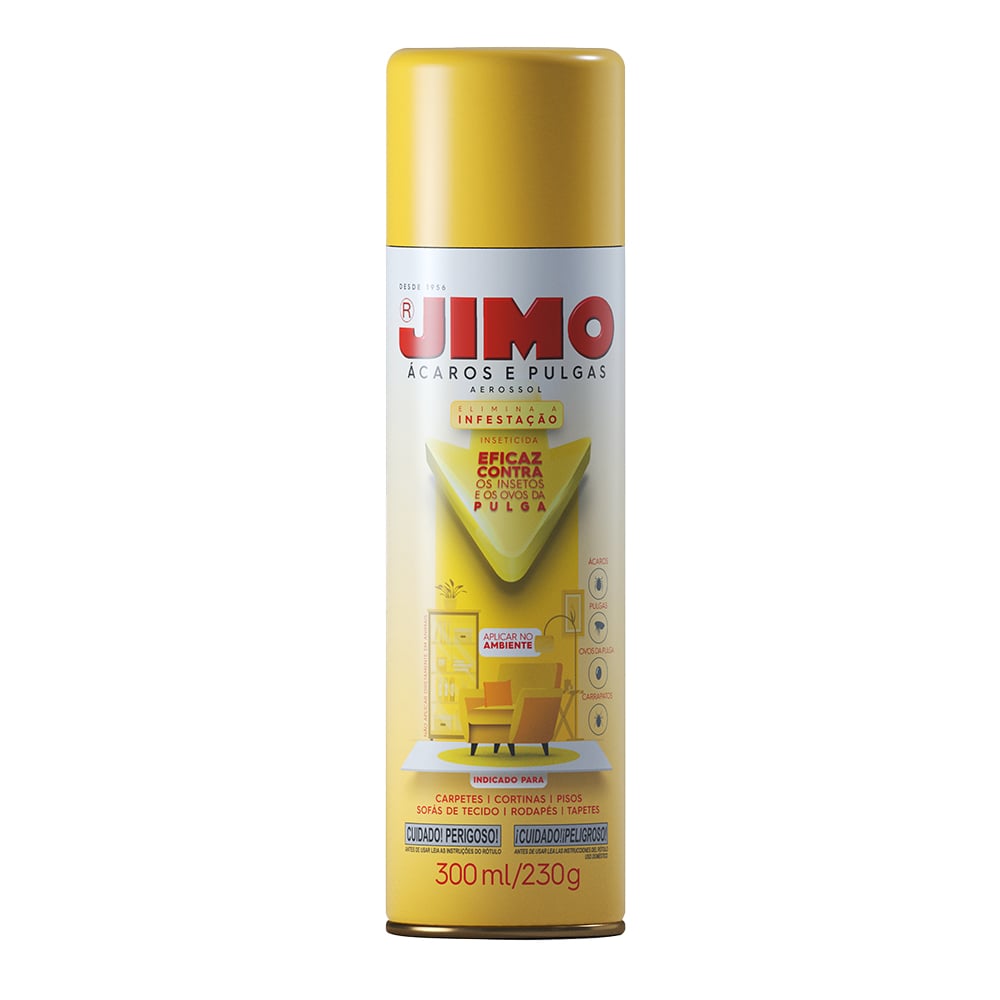 Insecticida Aerosol Jimo ácaros Y Pulgas 300 Ml