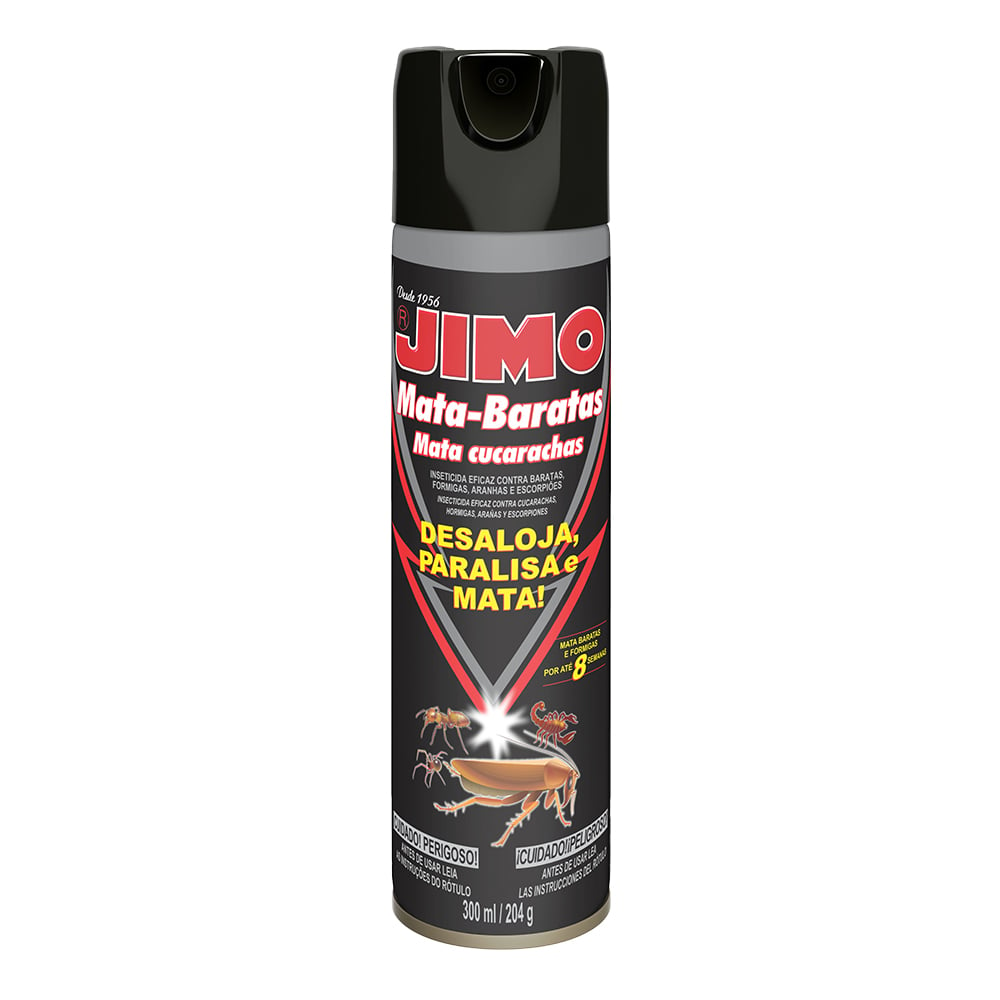 Insecticida En Aerosol Jimo Mata Cucarachas 300 Ml