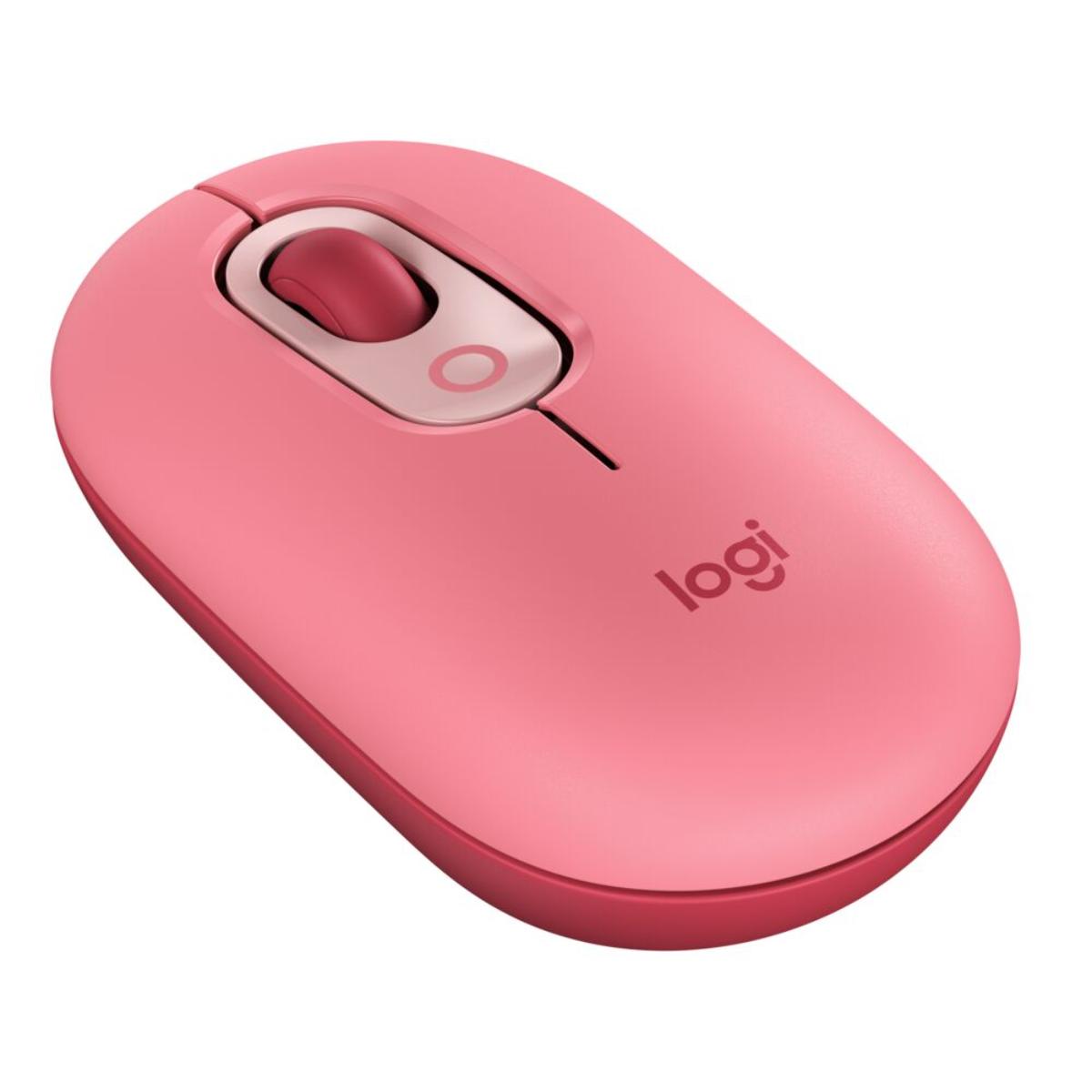 Mouse Logitech Pop Inalámbrico Rosa