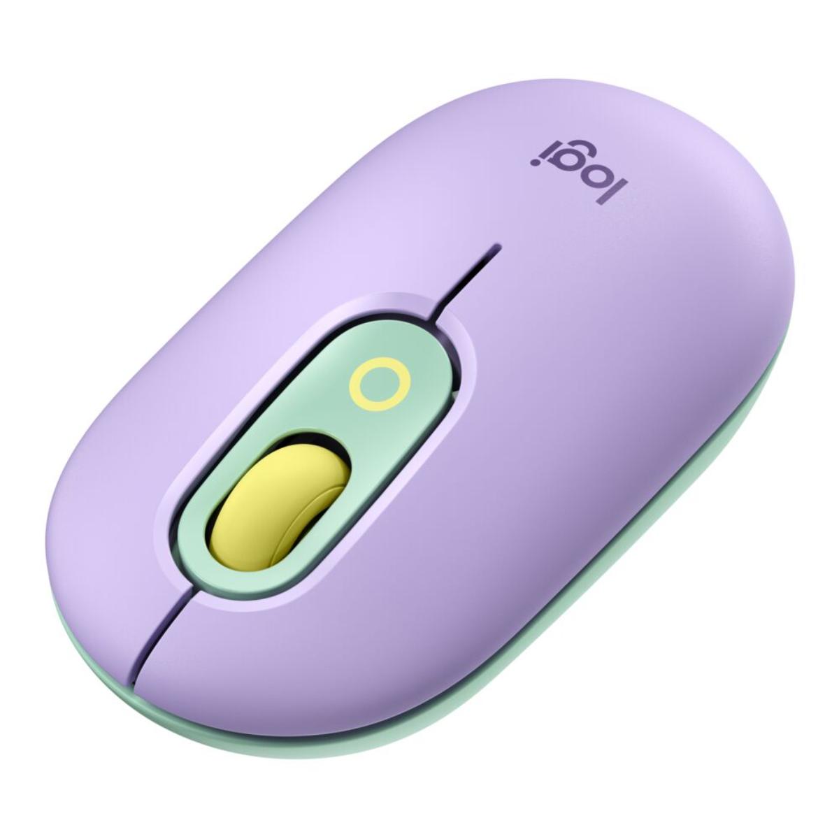 Mouse Logitech Pop Inalámbrico Lila