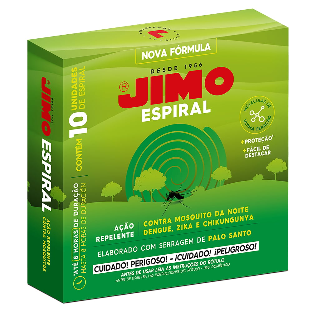 Espiral Jimo Tradicional 10 Unidades