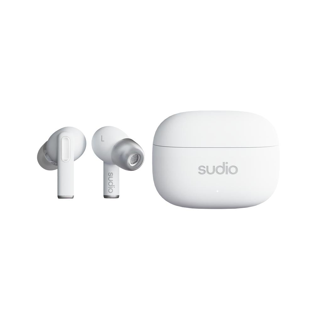 Auriculares Sudio Tws Cancelación De Ruido Y Bluetooth Blanco