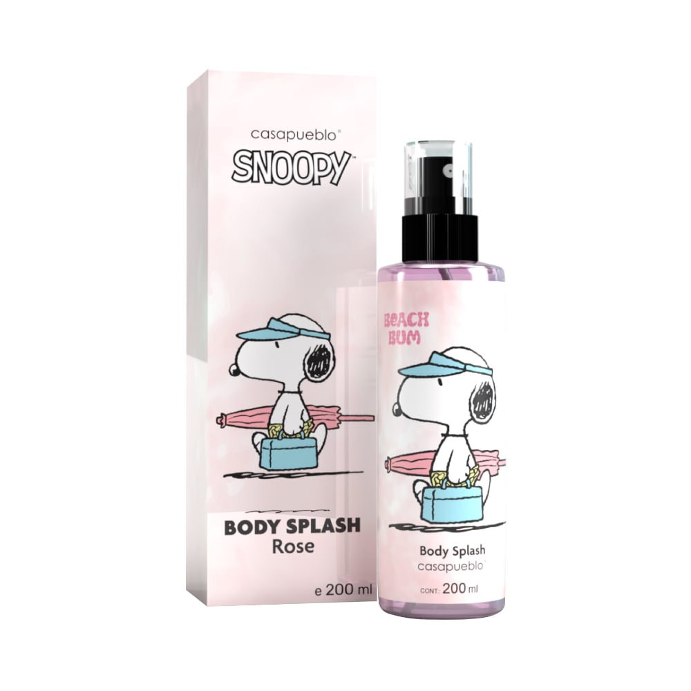 Body Splash Casapueblo Snoopy Rose Flower 200 Ml