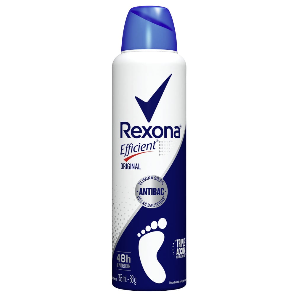 Desodorante Para Pies Rexona Efficient 102 Ml