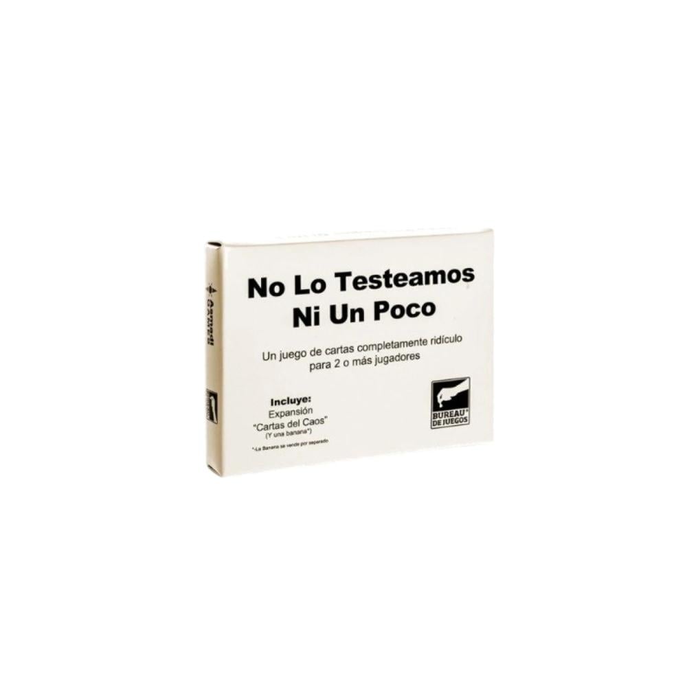 Juego Cartas No Lo Testeamos Ni Un Poco