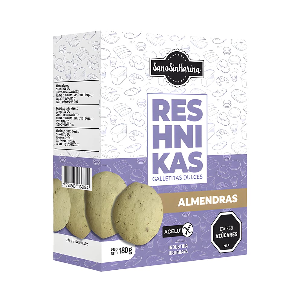 Galletas Sano Sin Harina Almendras 180 G