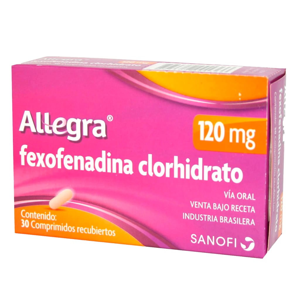 ALLEGRA 120 MG 30 COMPRIMIDOS