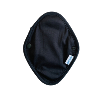 Toallita Femenina Reutilizable Mama Gaia Flujo Intenso Full Black 1 Unidad