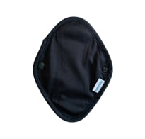 Toallita Femenina Reutilizable Mama Gaia Flujo Medio Full Black 1 Unidad