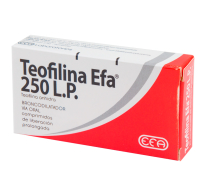 TEOFILINA EFA 250 MG 30 COMPRIMIDOS