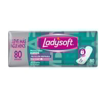 Protectores Diarios Ladysoft Respirable 80 Unidades