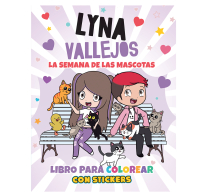 Libro Lyna Vallejos La Semana De Las Mascotas Para Colorear Con Stickers 