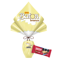 Huevo De Pascuas Garoto Batón Chocolate Blanco N°15 186 G