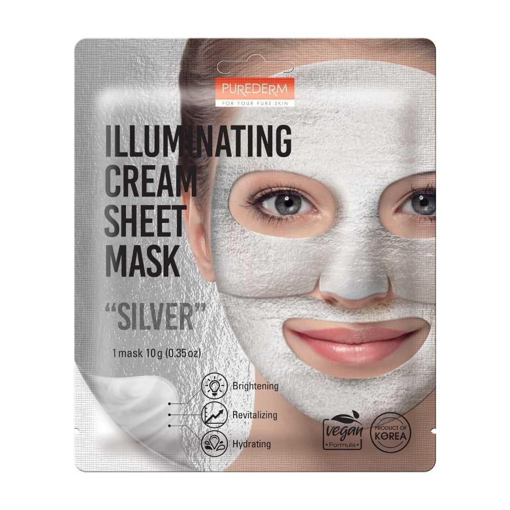 Mascarilla Facial Purederm Illuminating Cream Sheet 