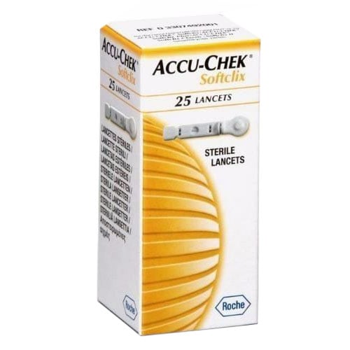 LANCETAS ACCU-CHEK SOFTCLICK 25 UNIDADES