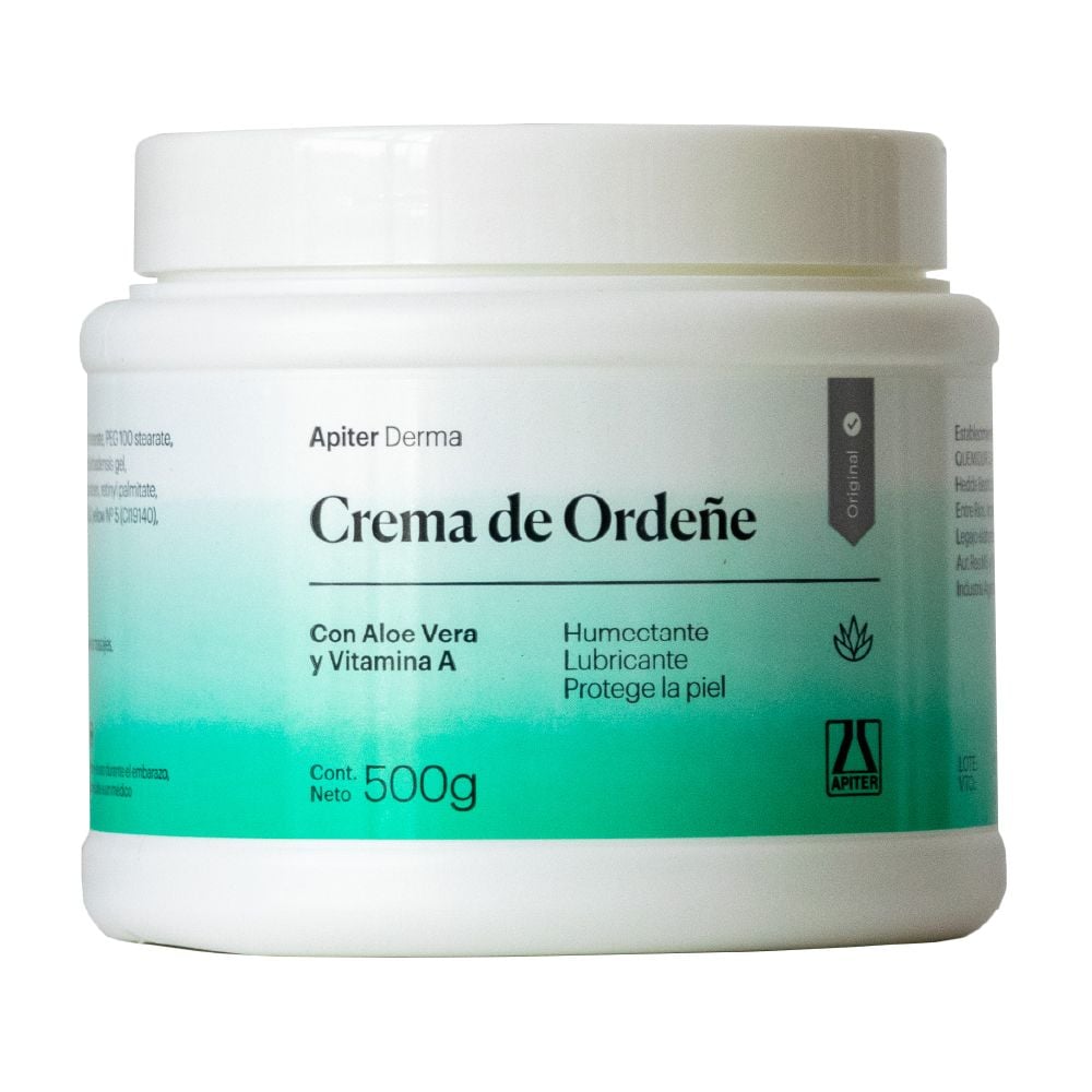 CREMA DE ORDEÑE APITER CON ALOE 500GRS