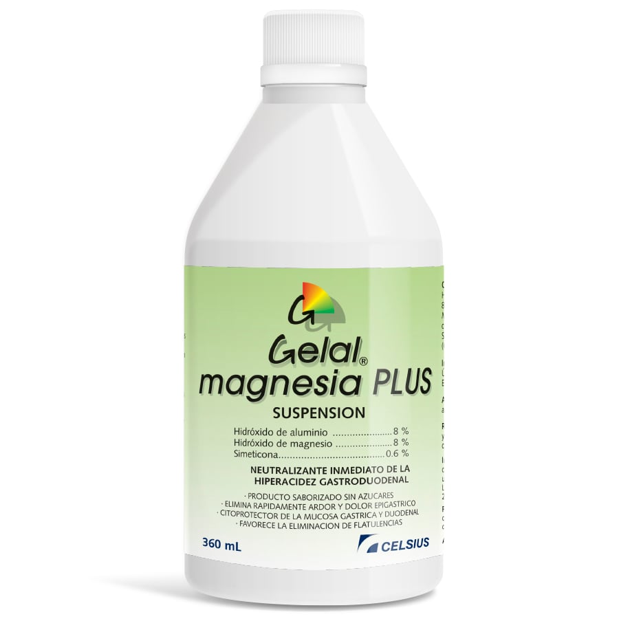 Gelal Magnesia Plus Suspensión 360 Ml