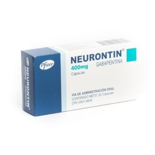 Neurontin 400 Mg 20 Cápsulas