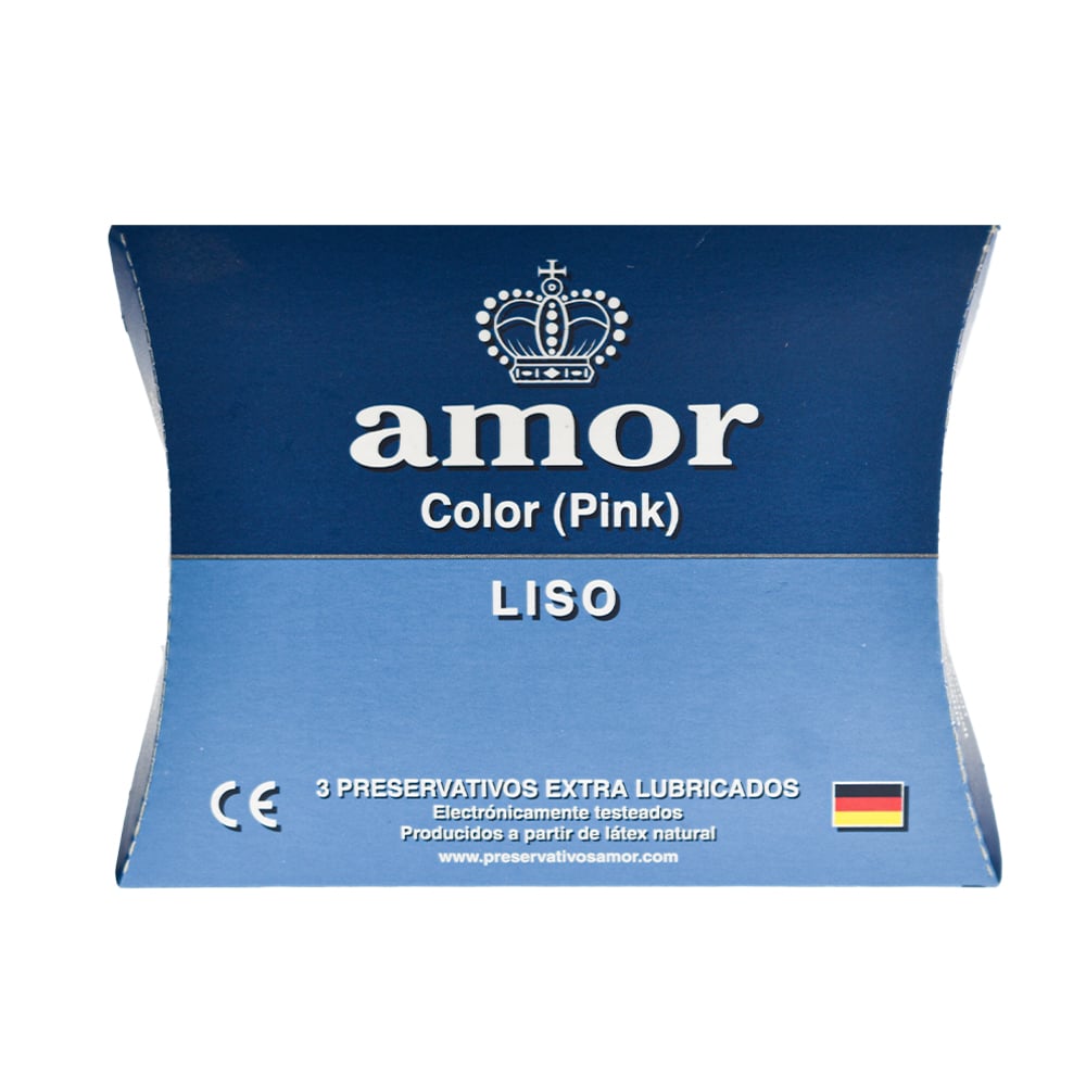 PRESERVATIVO AMOR STANDARD AZUL X3 UNIDADES